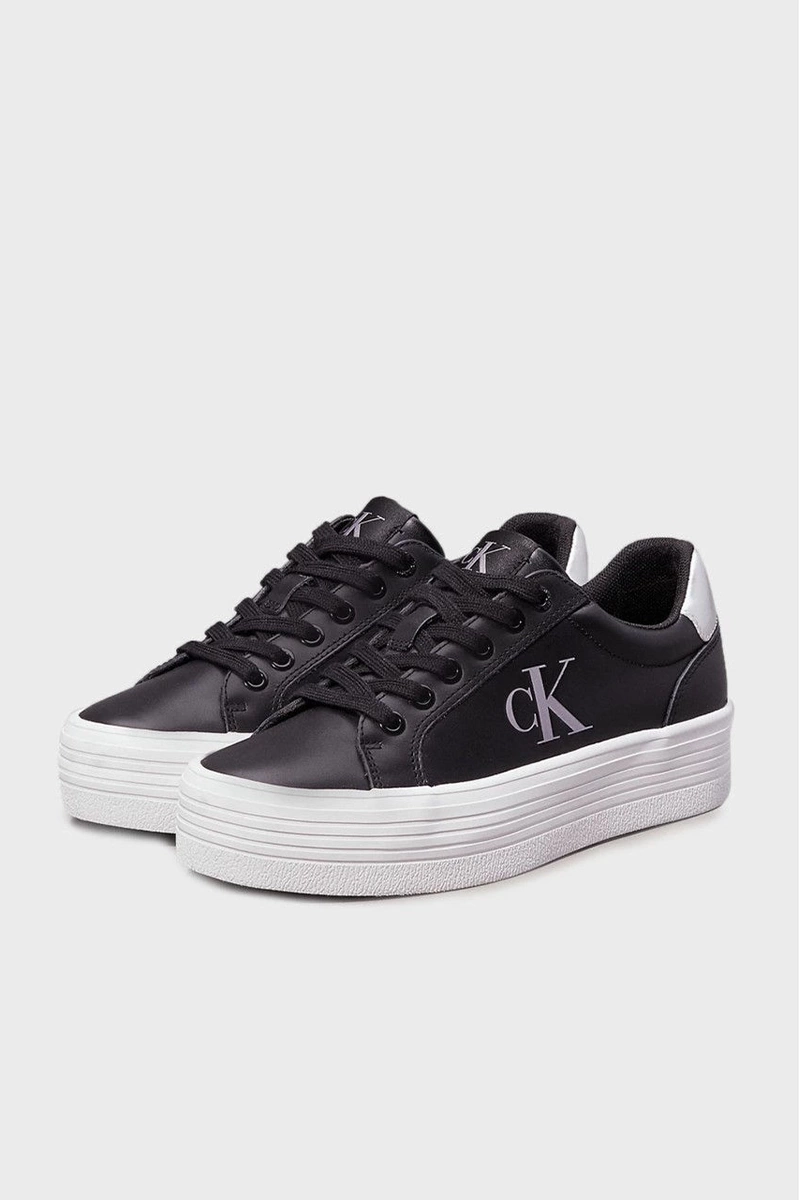 Calvin Klein Kadın Siyah Platform Taban Sneaker