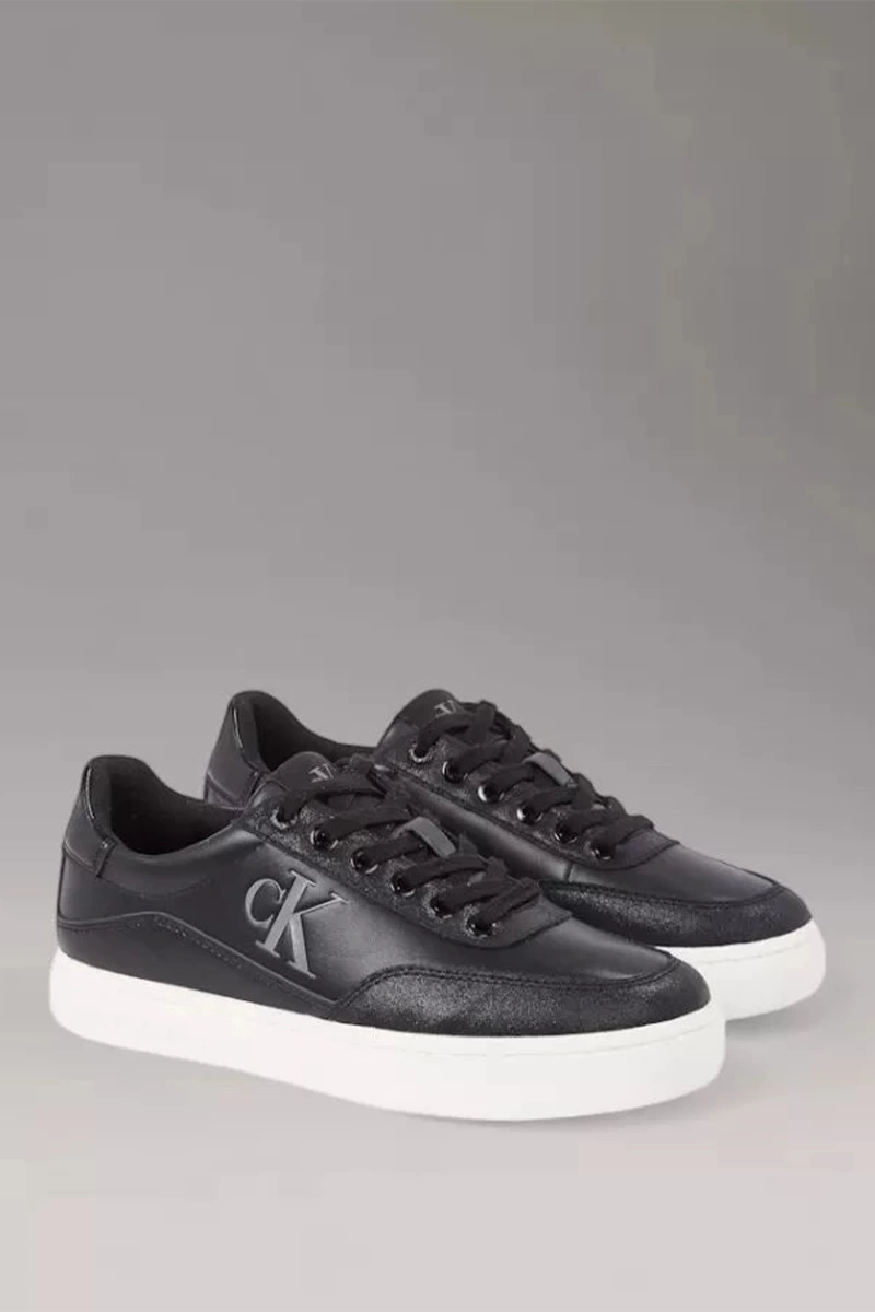 Calvin Klein Kadın Siyah Classic Mono Sneaker