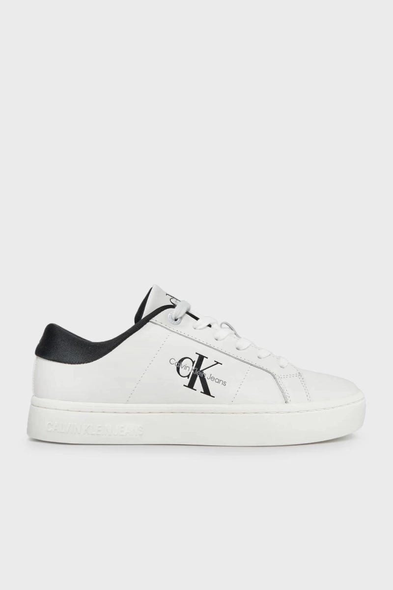 Calvin Klein Kadın Classic Lowlaceup Beyaz Sneaker