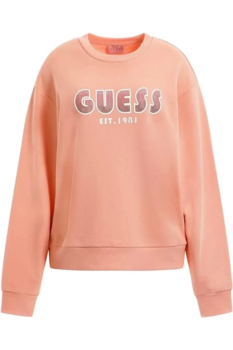 Guess W Cn Gölgeli Logolu Sweatshirt