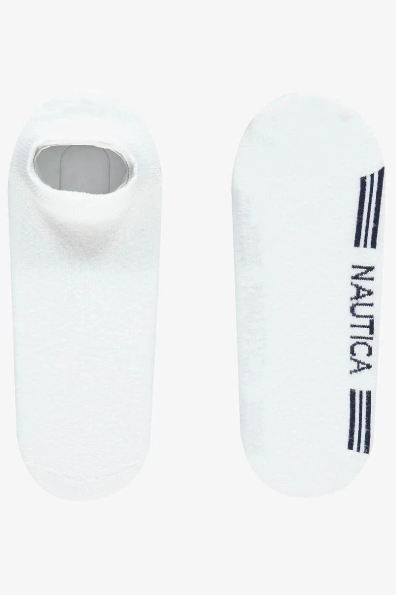 Nautica Erkek Beyaz Standart Fit 2li Çorap