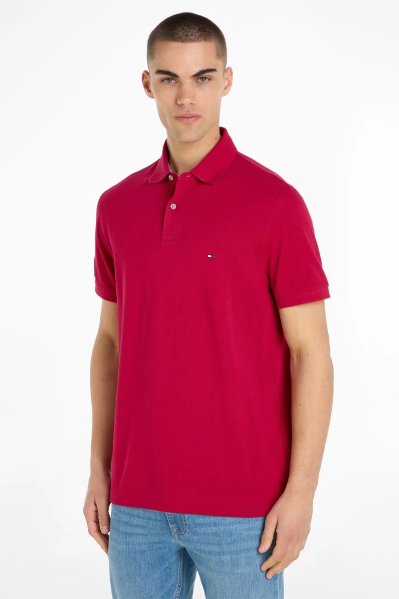 Tommy Hilfiger Erkek 1985 Vişne Çürüğü Polo T-Shirt