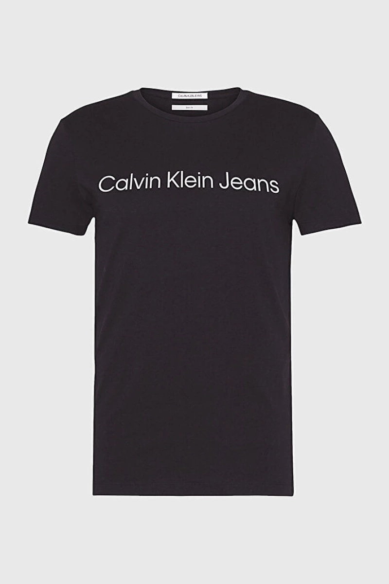 Calvin Klein Erkek Core Logolu Siyah T-Shirt