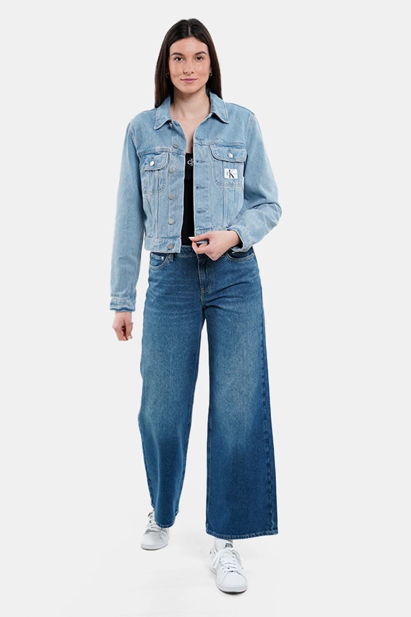 Calvin Klein Kadın Cropped 90S Denim Ceket