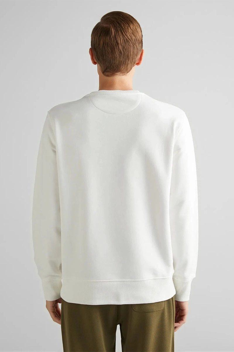 Gant Erkek Krem Regular Fit Sweatshirt