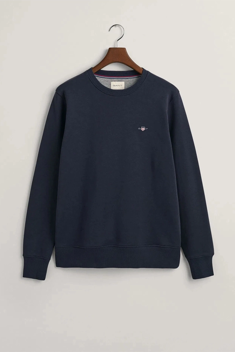 Gant Erkek Lacivert Regular Fit Sweatshirt