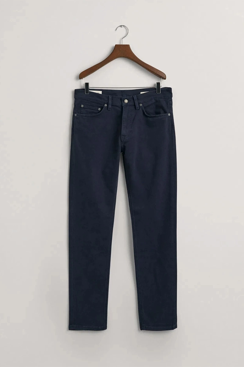 Gant Erkek Lacivert Slim Fit Pantolon