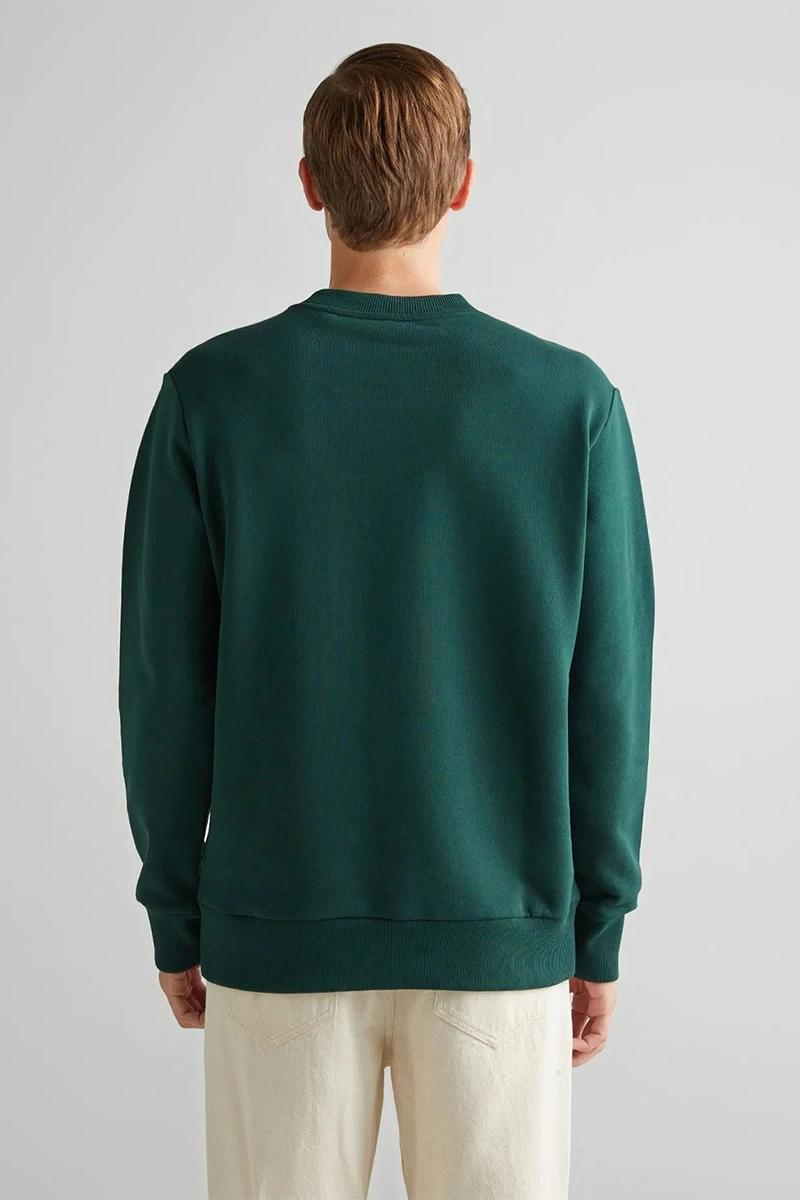 Gant Erkek Yeşil Regular Fit Sweatshirt