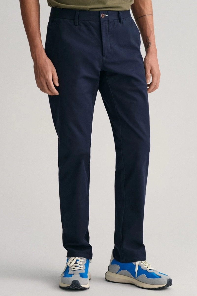 Gent Erkek Lacivert Slim Fit Pantolon