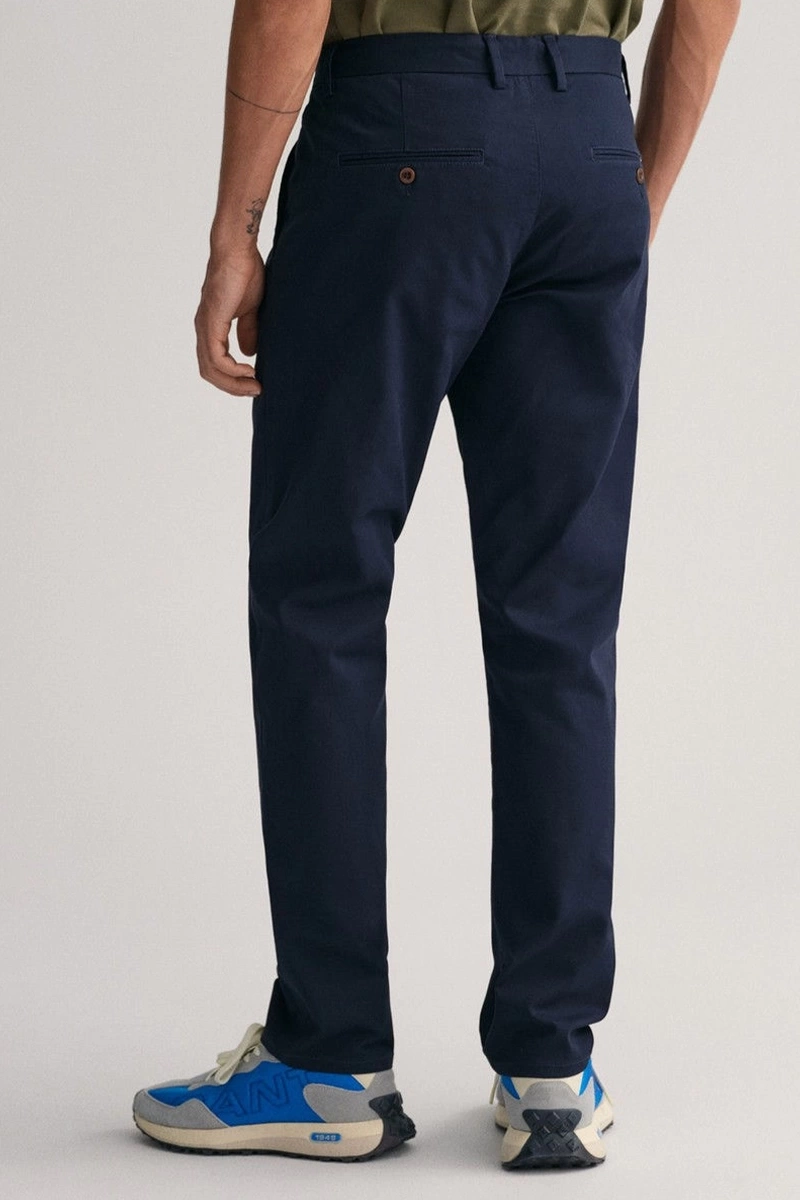 Gent Erkek Lacivert Slim Fit Pantolon