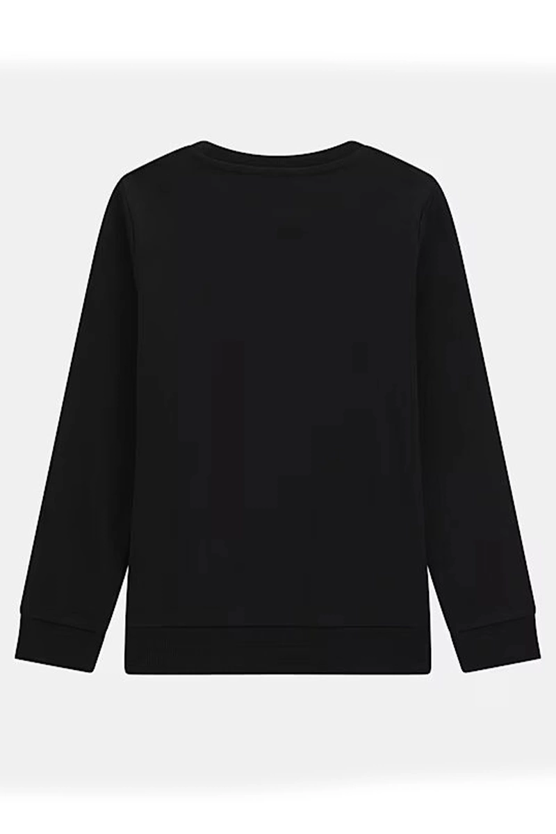 Guess Çocuk Üçgen Logolu Siyah Sweatshirt