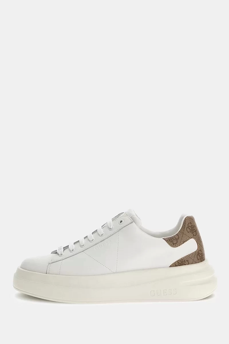 Guess Erkek 4G Logolu Elba Beyaz Sneaker