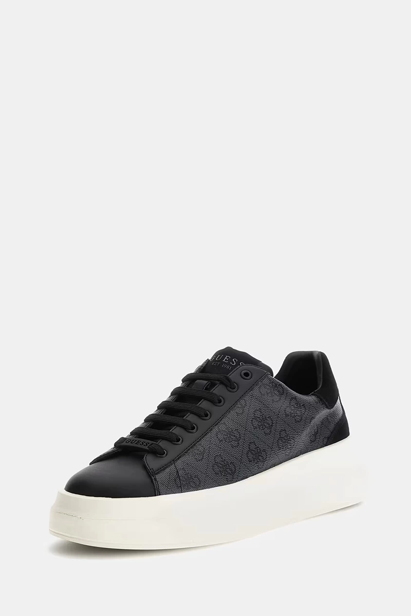 Guess Erkek 4G Logolu Siyah Sneaker