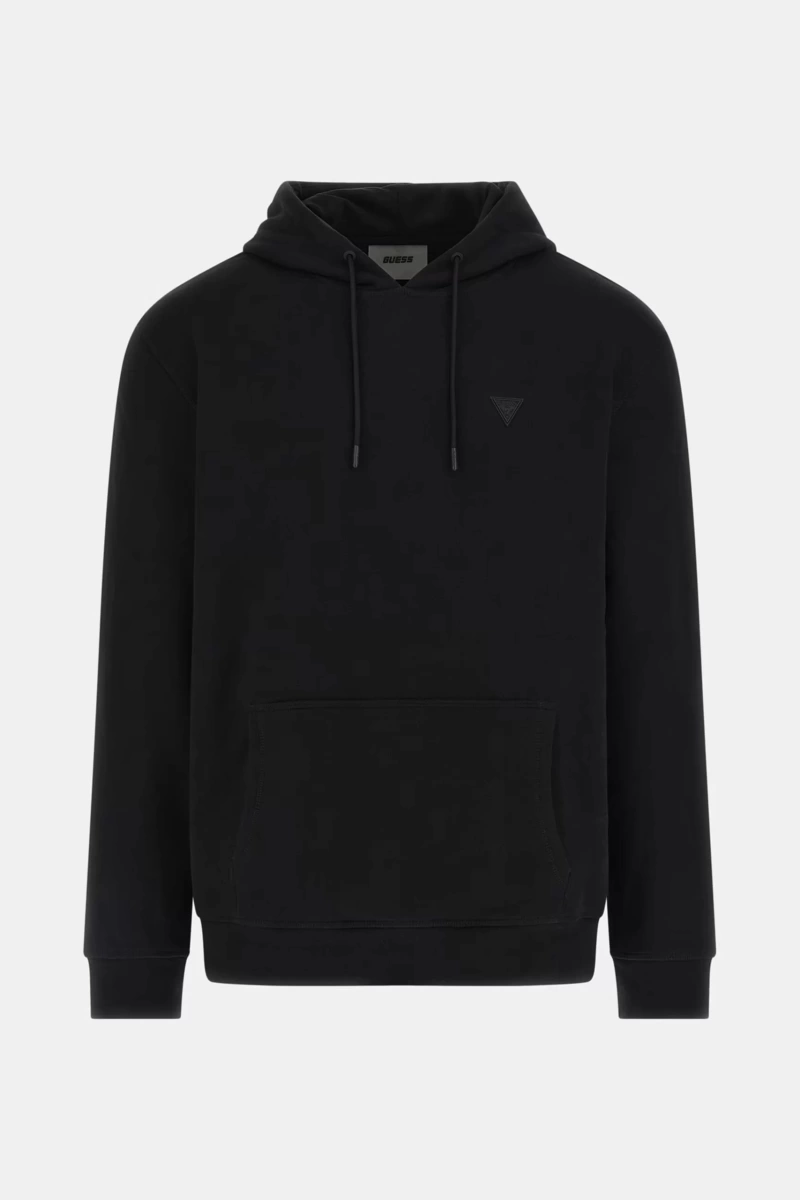 Guess Erkek Aldwin Hooded Siyah Sweatshirt