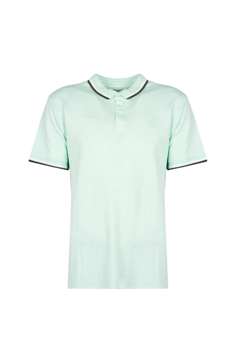 Guess Erkek Ss Sports Pique Polo Yaka Yeşil T-Shirt