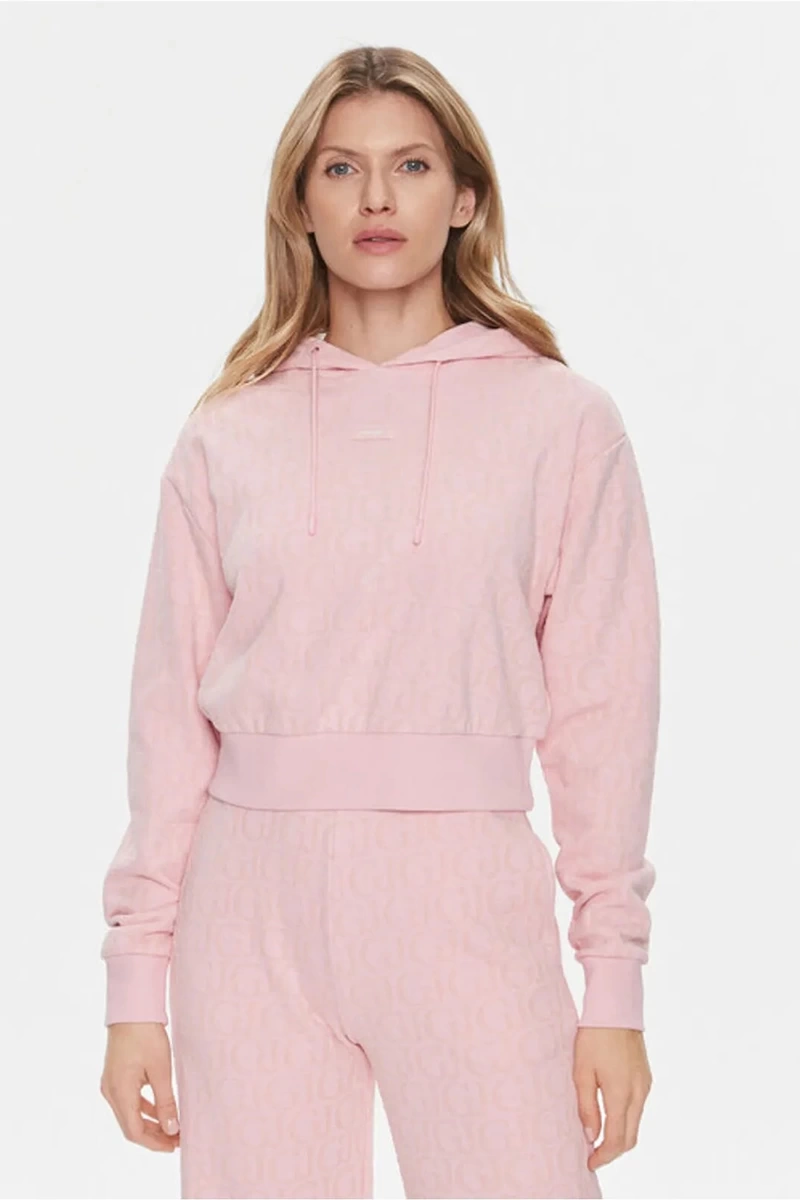 Guess  Gj logolu Hoodıe Sweatshirt