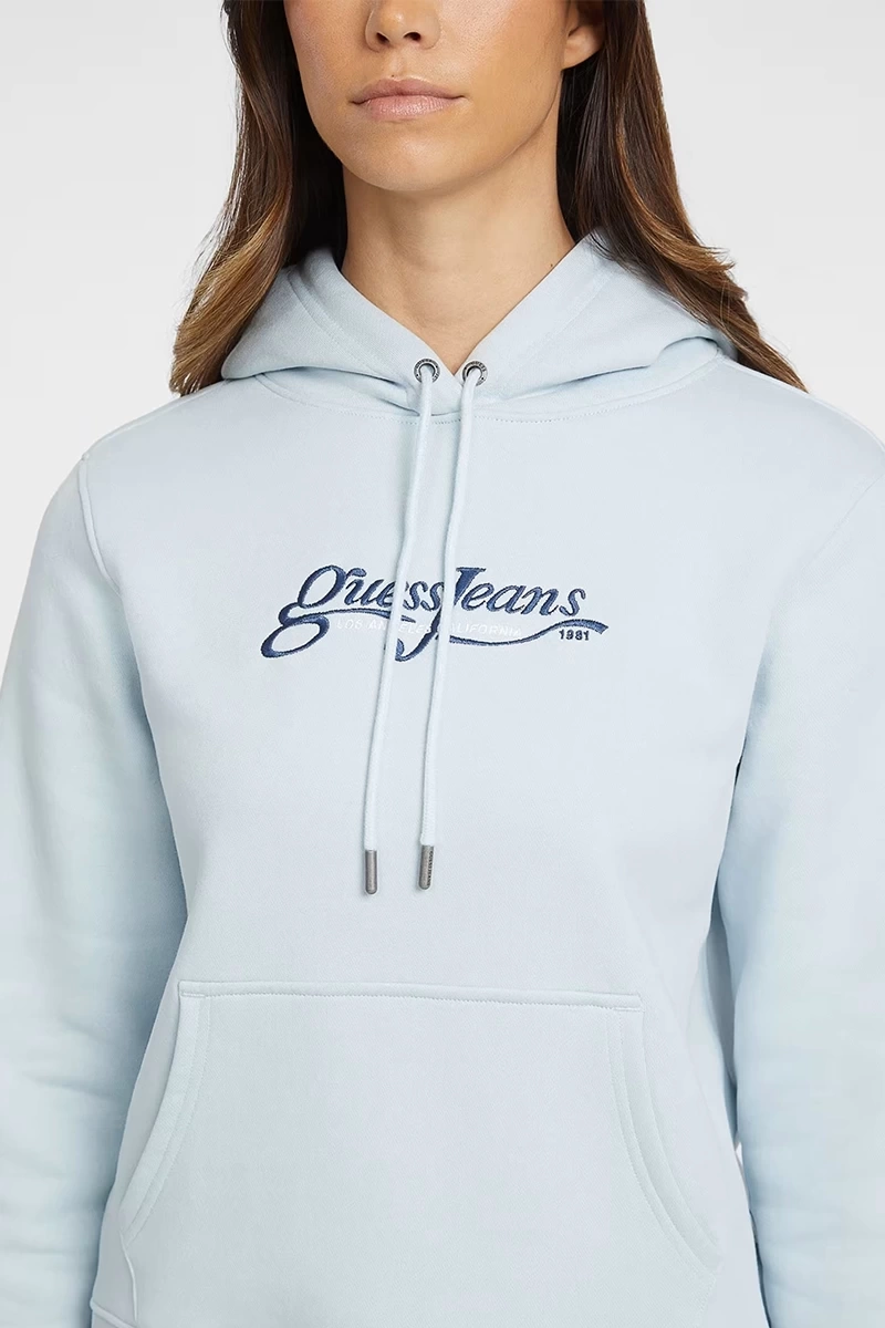 Guess Kadın Califiorna Nakış İşlemeli Sweatshirt