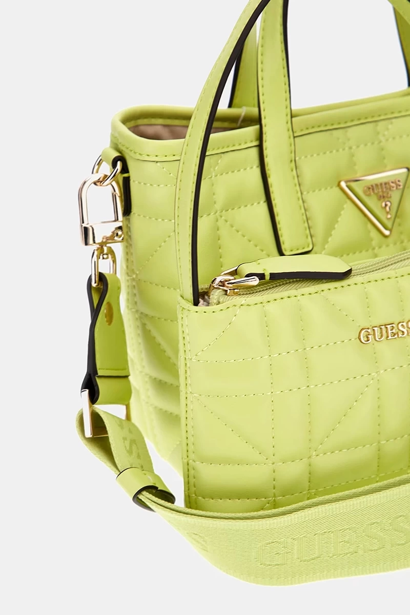 Guess Kadın   Latona  Kapitoneli   Mini Shopper Çanta