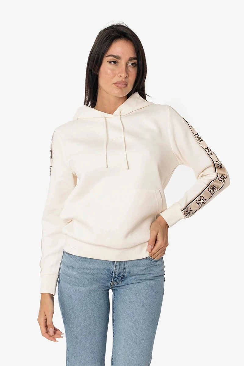 Guess Kadın Şerit Logolu Sweatshirt