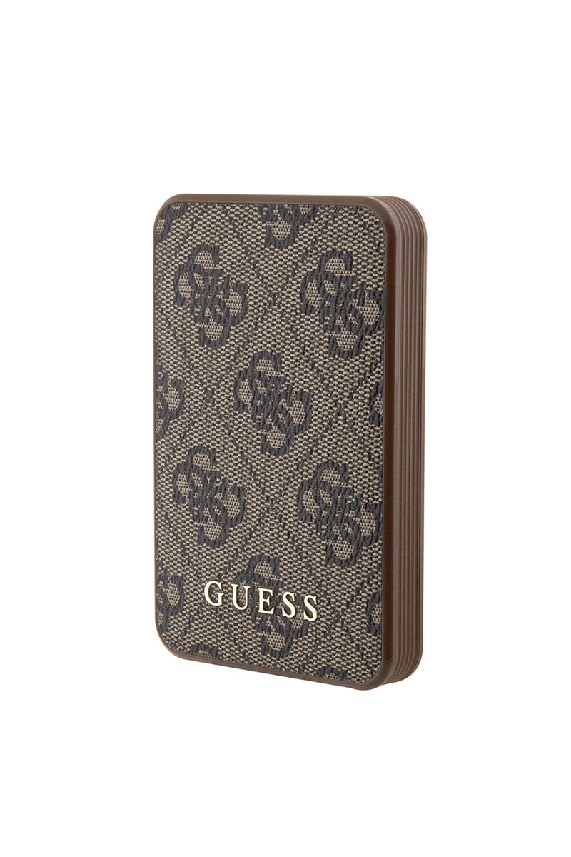 GUESS POWERBANK PU LEATHER 5000 MAH 15W BROWN