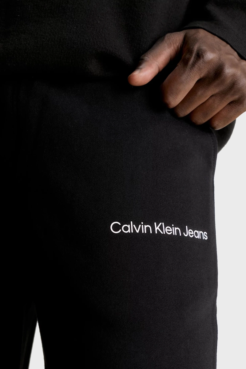 Calvin Klein Erkek Regular Fit Jogger Siyah Eşofman Altı