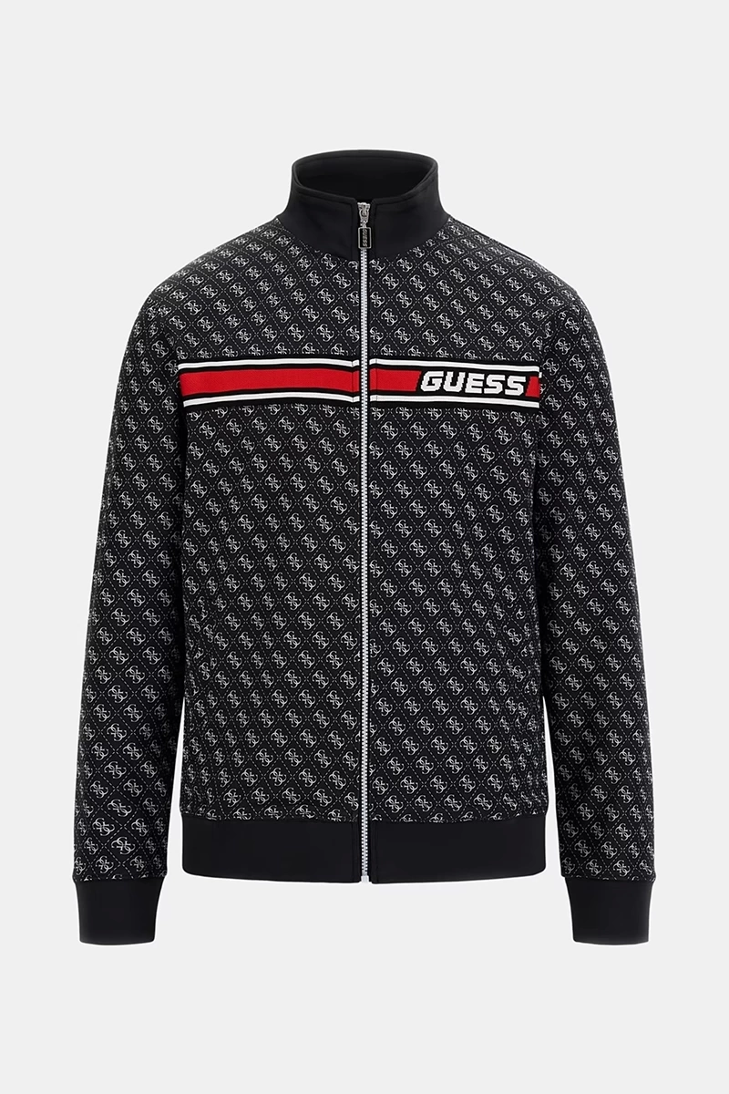 Guess Erkek Tamamı logolu sweatshirt