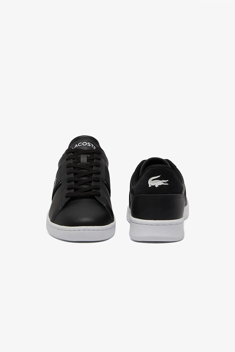 Lacoste Carnaby Erkek Şeritli Siyah Sneaker