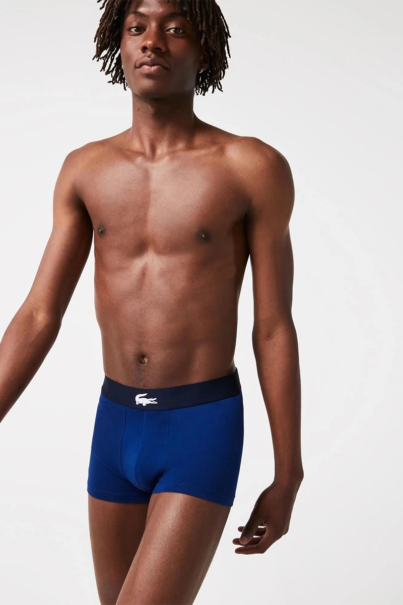 Lacoste Core Erkek 3lü Lacivert Boxer