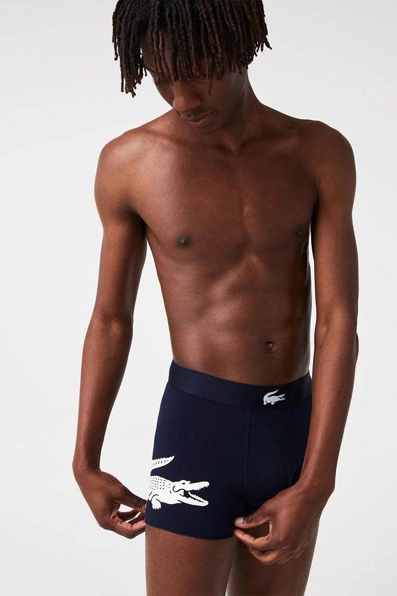 Lacoste Core Erkek 3lü Lacivert Boxer