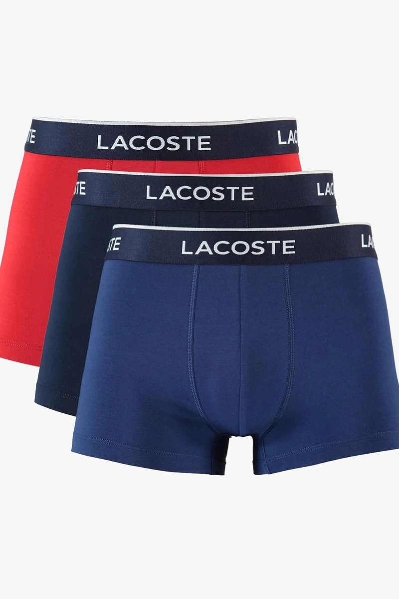 Lacoste Erkek 3lü Renkli Boxer