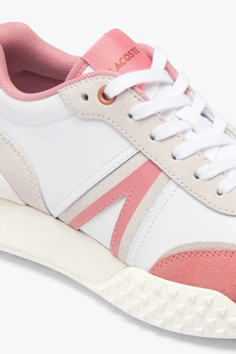 Lacoste Kadın L-Spin Deluxe Beyaz Pembe Sneaker