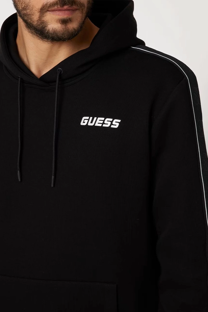 Guess Erkek Mickey Hoodie Siyah Sweatshirt