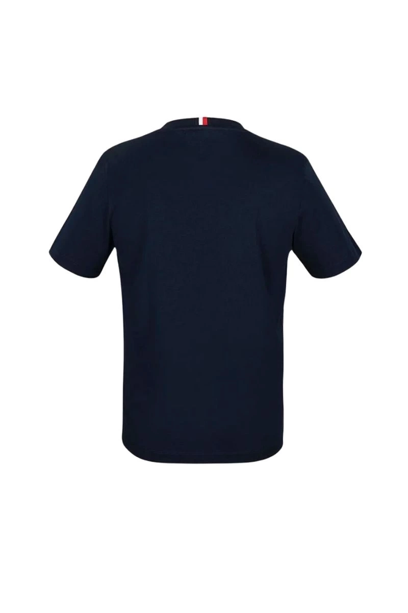 Tommy Hilfiger Erkek  Monogram Logolu  Lacivert T-Shirt