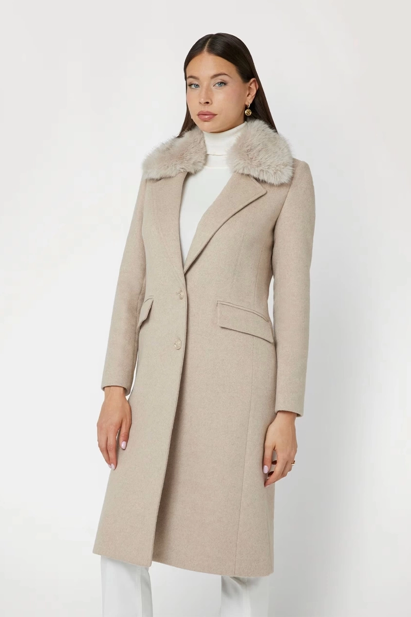 NANCY FIT COAT FAUX