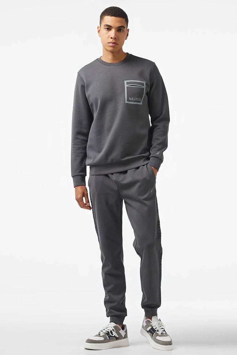 Nautica Erkek Gri Regular Fit Sweatshirt