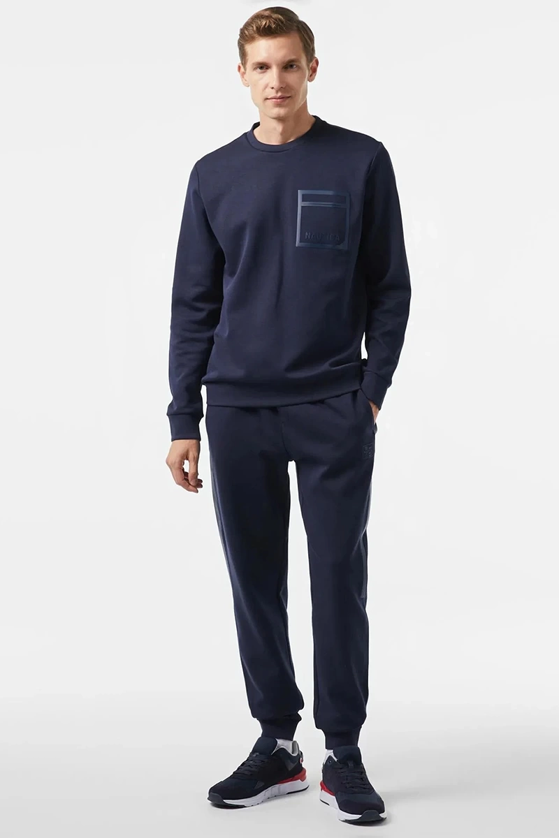 Nautica Erkek Lacivert Regular Fit Sweatshirt