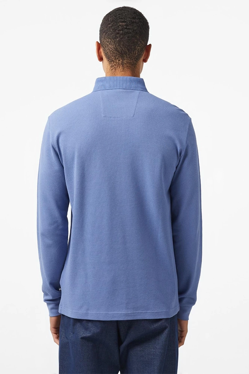 Nautica Erkek Mavi Polo Sweatshirt