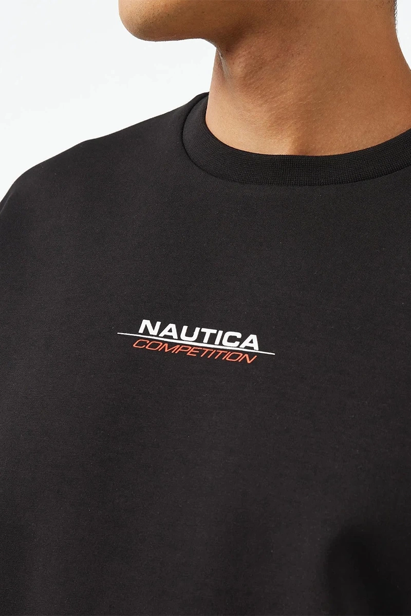 Nautica Erkek Siyah Uzun Kollu Sweatshirt