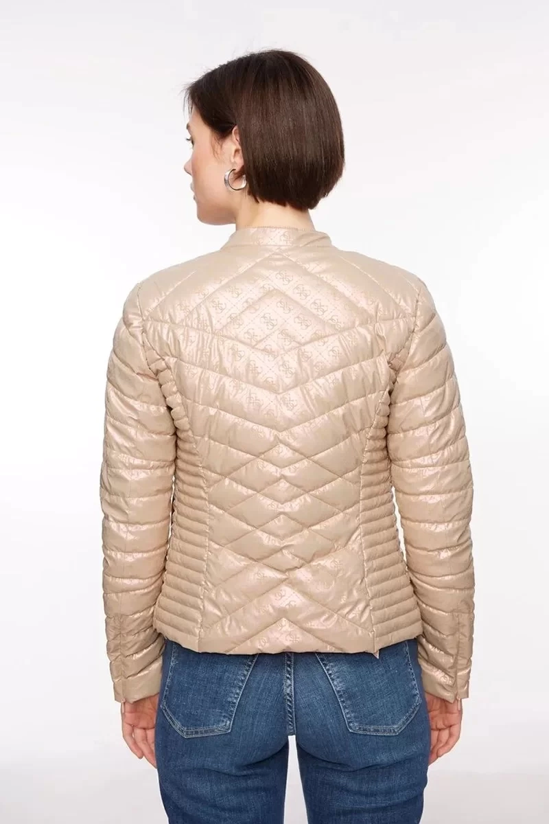 Guess Kadın Normal Bronz Ceket