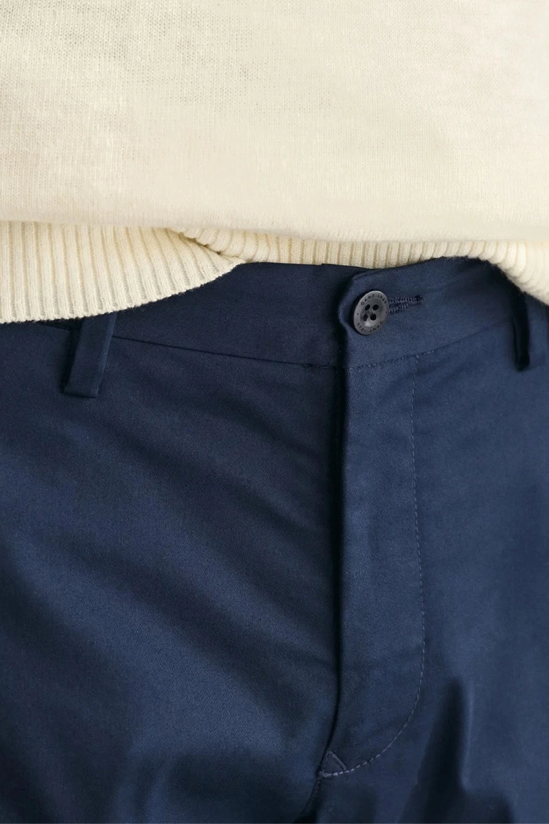 Gant Erkek Lacivert Pantolon Slim Fit