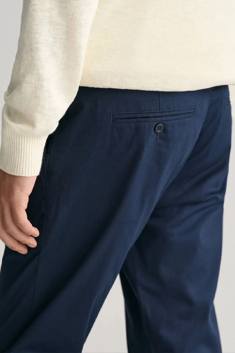 Gant Erkek Lacivert Pantolon Slim Fit