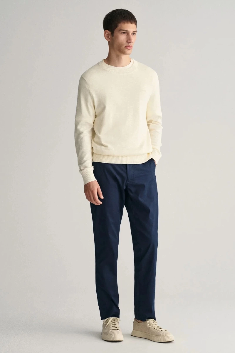 Gant Erkek Lacivert Pantolon Slim Fit