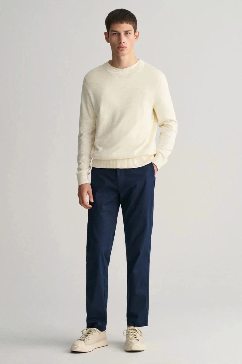 Gant Erkek Lacivert Pantolon Slim Fit