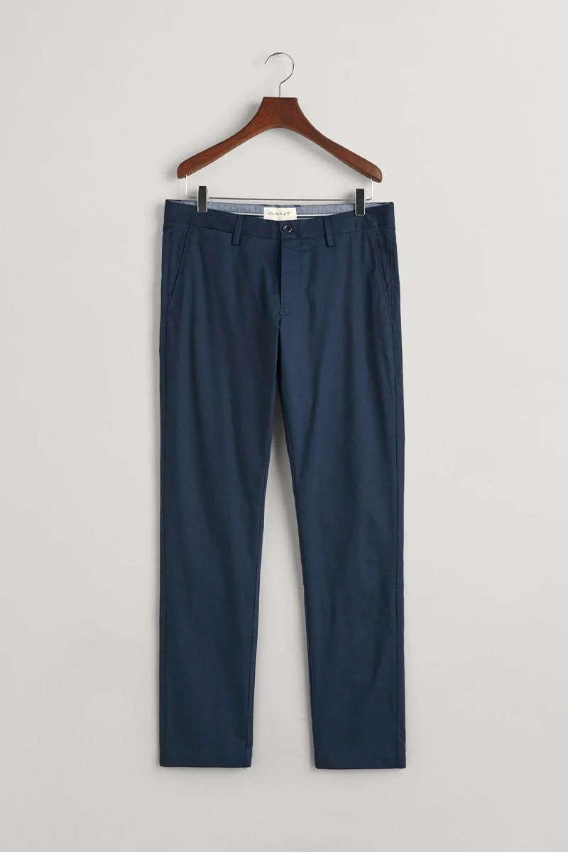 Gant Erkek Lacivert Pantolon Slim Fit