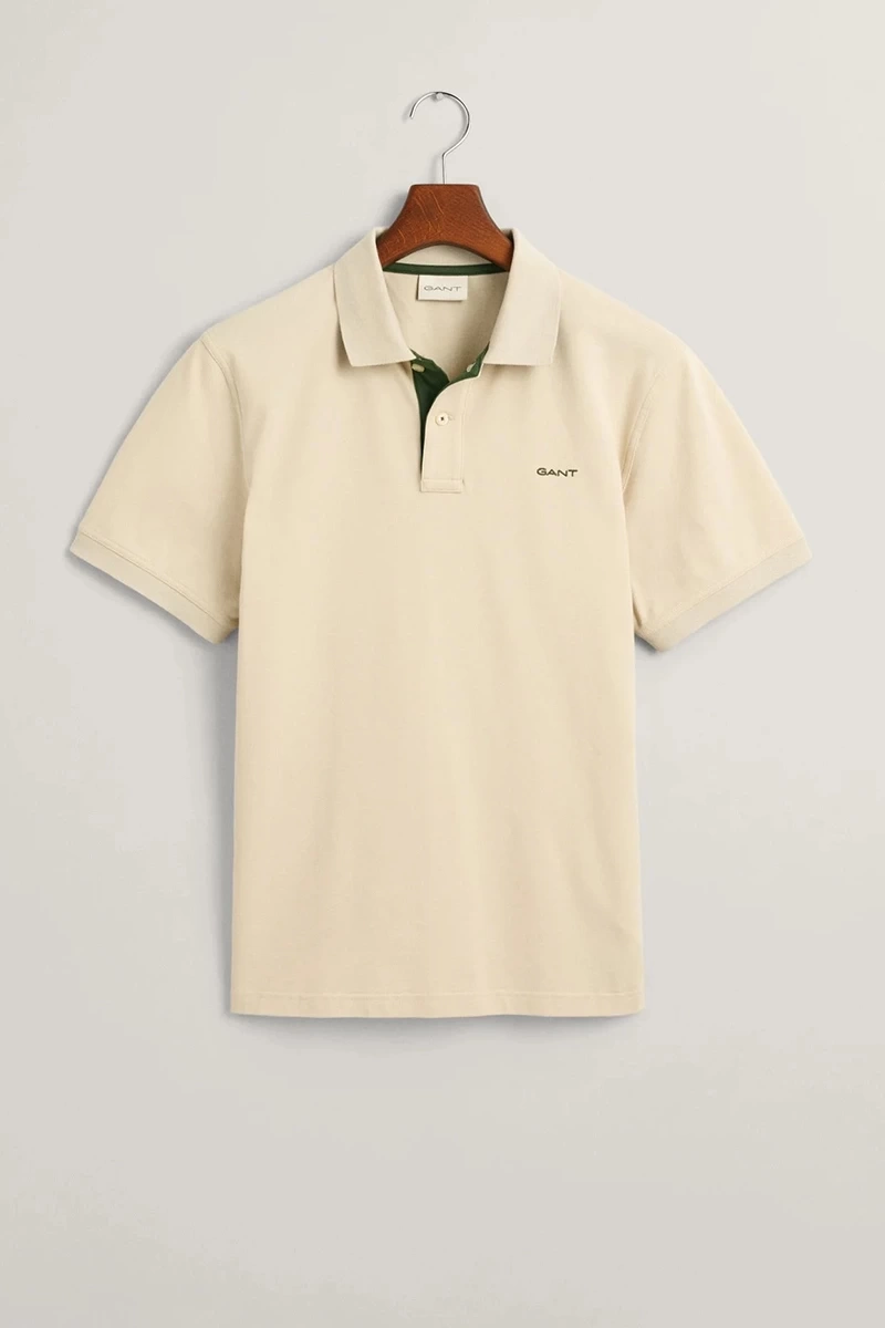 GANT Erkek Bej Regular Fit Logolu Polo