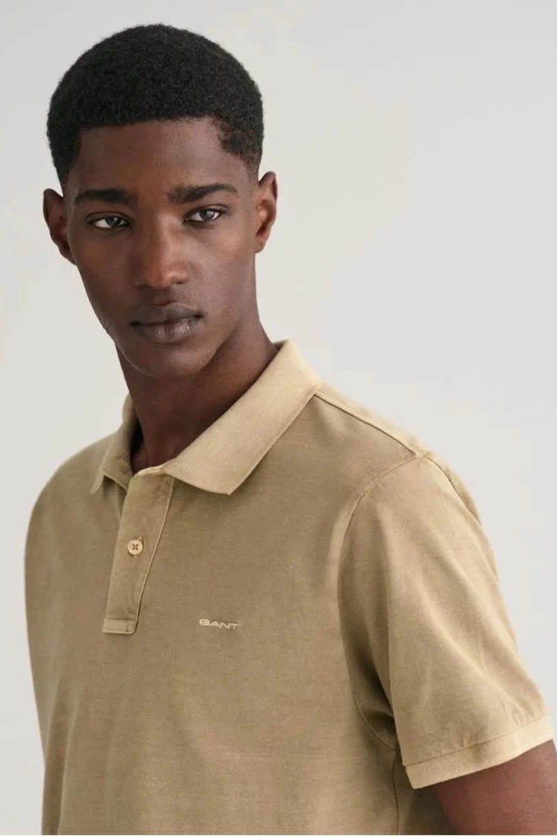 GANT Erkek Bej Regular Fit Logolu Polo