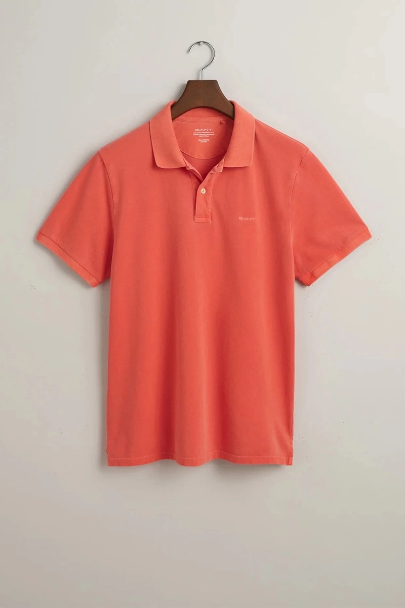 GANT Erkek Turuncu Regular Fit Polo