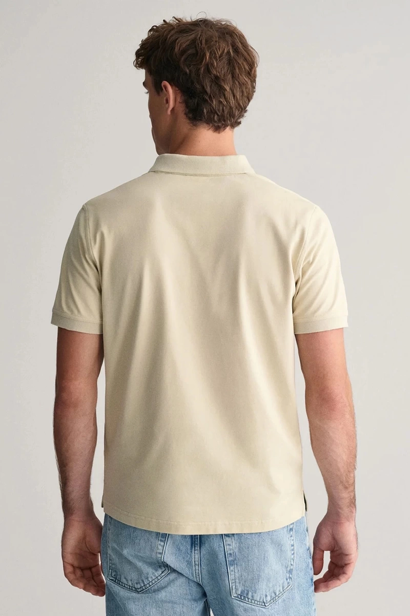 GANT Erkek Bej Regular Fit Logolu Polo