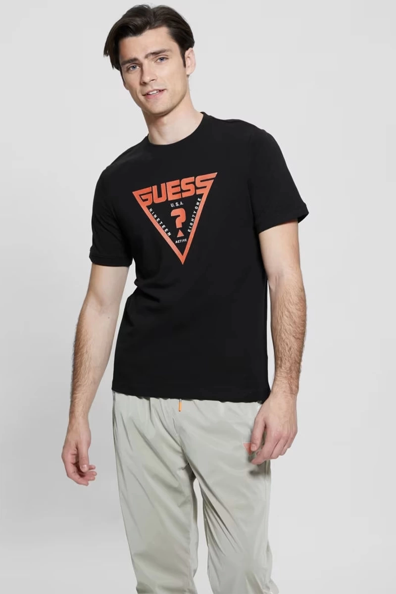 Guess Erkek Önden Logolu T-Shirt