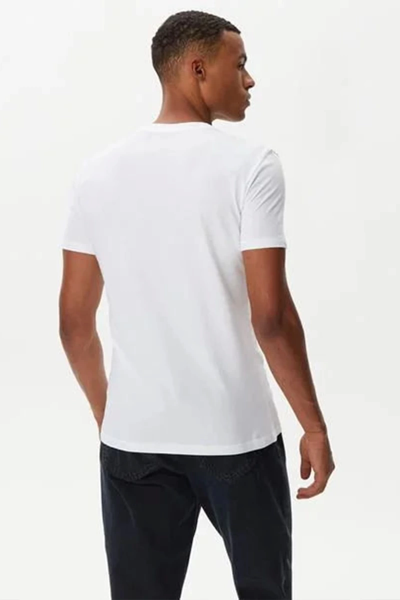 Calvin Klein Erkek Seasonal Monologo Beyaz T-Shirt